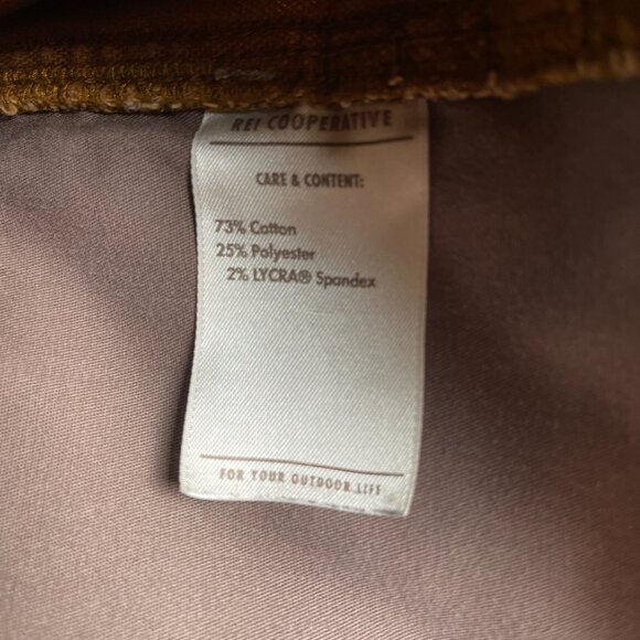 Rei Co-Op Pants Mens 38x30 (32x28) Brown Trailsmith Double Knee Hiking Outdoor - Picture 5 of 8